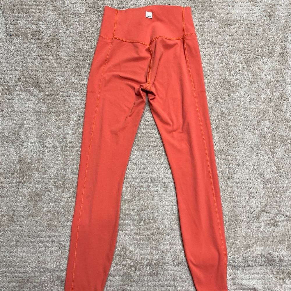 Vuori Womens S Studio Pocket Leggings VW446 High Rise 4 Way Stretch Grapefruit - Picture 5 of 5